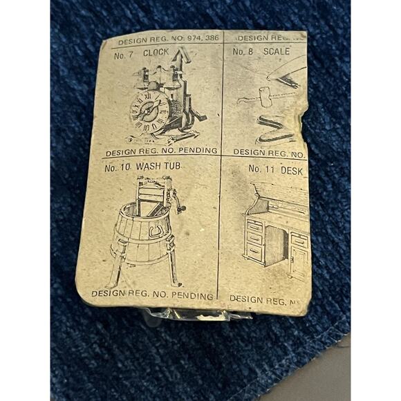 *Holly Hobbie Vtg 1975 Black Pot Belly Miniature Die Cast METAL STOVE #9D New - Picture 7 of 7